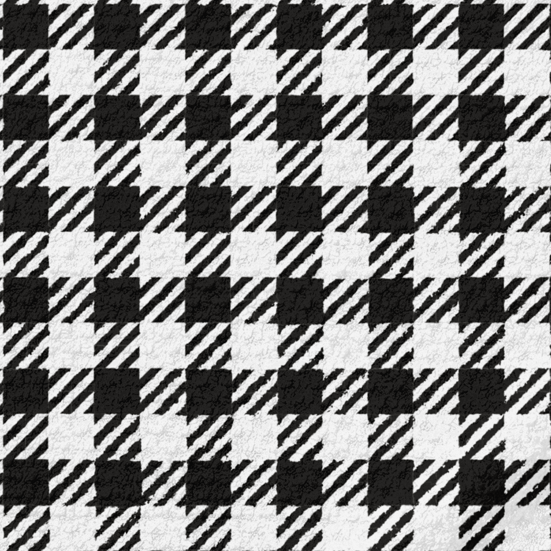 Houndstooth | Waffle Weave Kitchen Washcloth